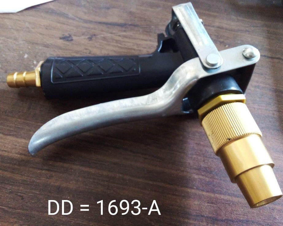 Durable Gold Color Trigger Hose Nozzle Water Lever Spray