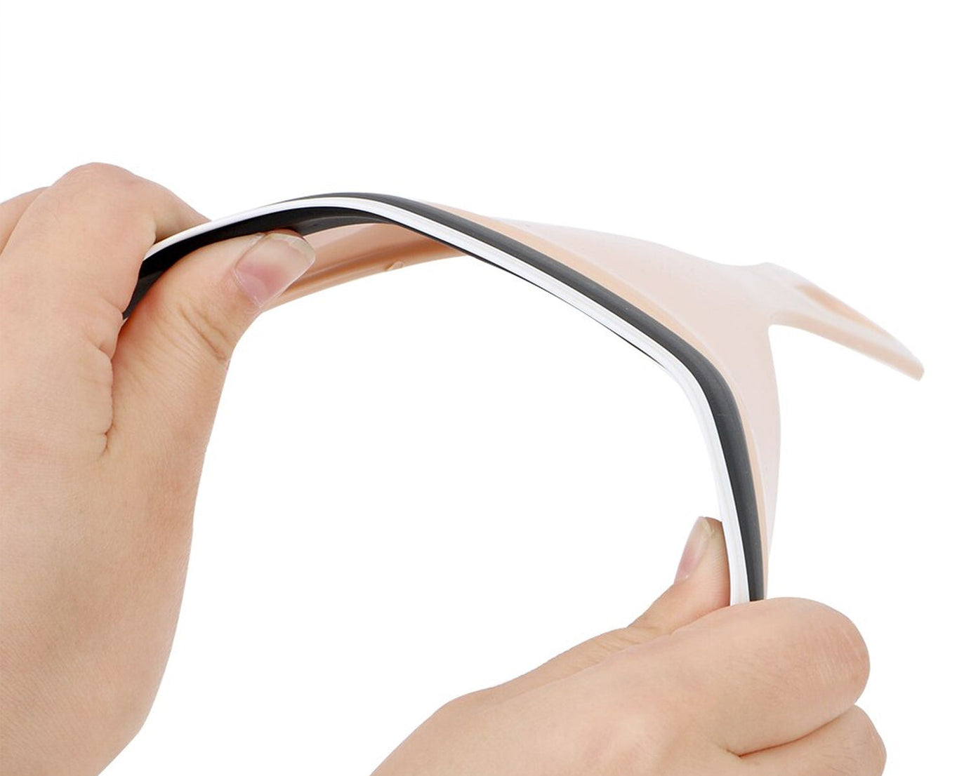 Cleaning wiper for car mirrors and windows