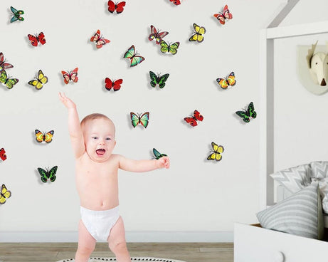 The Butterfly 3D Night Lamp Comes with 3D Illusion Design Suitable for Drawing Room, Lobby.n  (Loose)