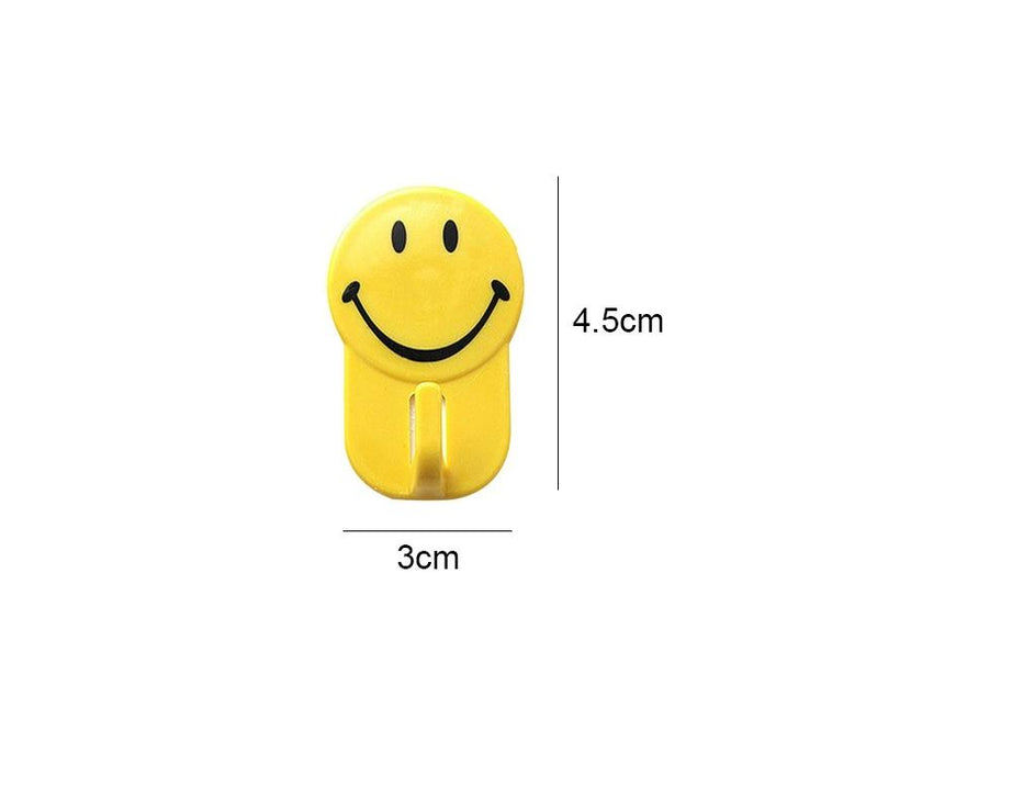 Smiley face hooks with 1 kg capacity