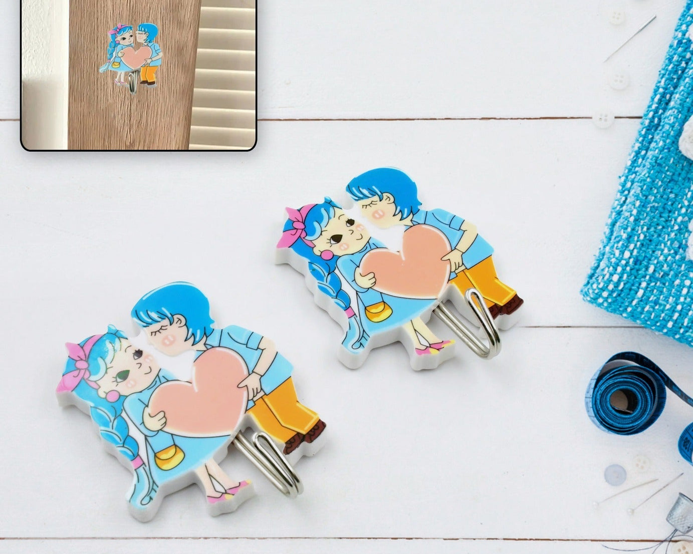 MULTIPURPOSE STRONG HOOK SELF-ADHESIVE HOOKS FOR WALL HEAVY PLASTIC HOOK, STICKY HOOK HOUSEHOLD FOR HOME , DECORATIVE HOOKS, BATHROOM & ALL TYPE WALL USE HOOK , SUITABLE FOR BATHROOM, KITCHEN, OFFICE