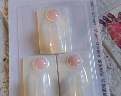 17560 Multipurpose Strong Hook Self-Adhesive hooks for wall Heavy Plastic Hook, Sticky Hook Household For Home, Decorative Hooks, Bathroom & All Type Wall Use Hook, Suitable for Bathroom, Kitchen, Office (3 pc)