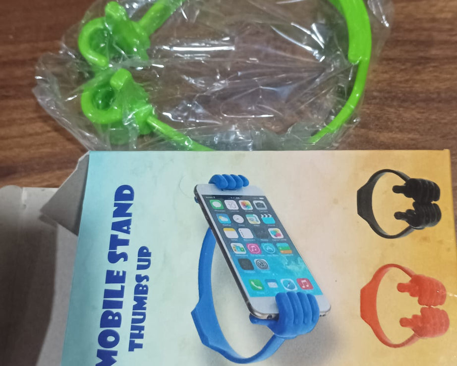 Hand Shape Mobile Stand used in all kinds of places including household and offices as a mobile supporting stand (1 Pc / With Color Box) 