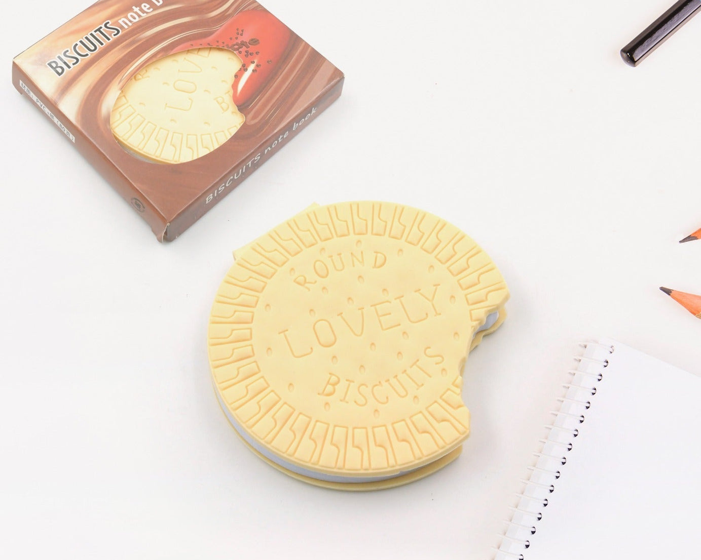 Round Biscuits Diary Notebooks Original Biscuits  Smell  Writing Practice Book Early Learning Copybook Premium Biscuits  Book ( 1Pc Book )