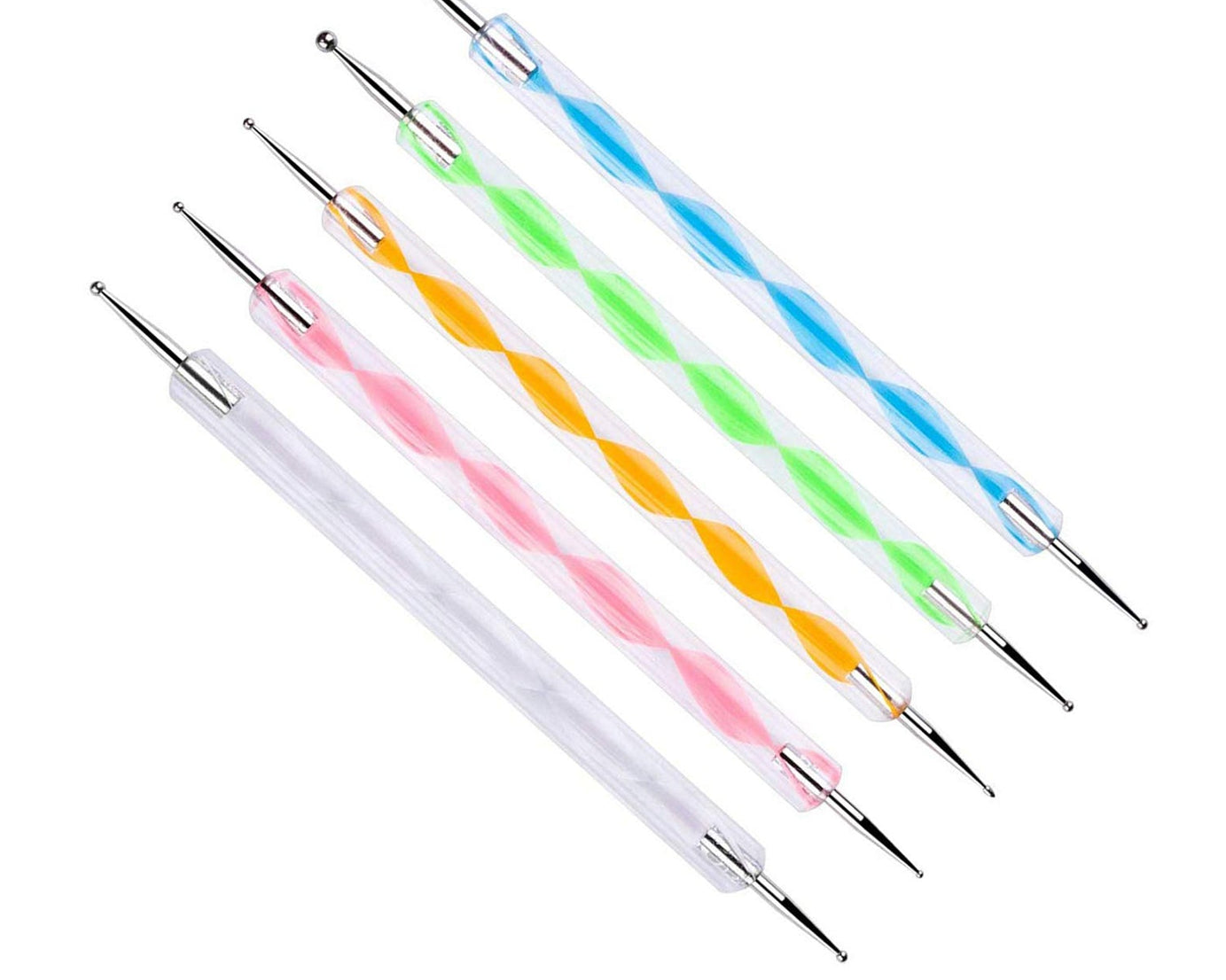 Nail Art Point Pen and Set Used by Women's for Their Fashion Purposes (Pack of 5Pcs)