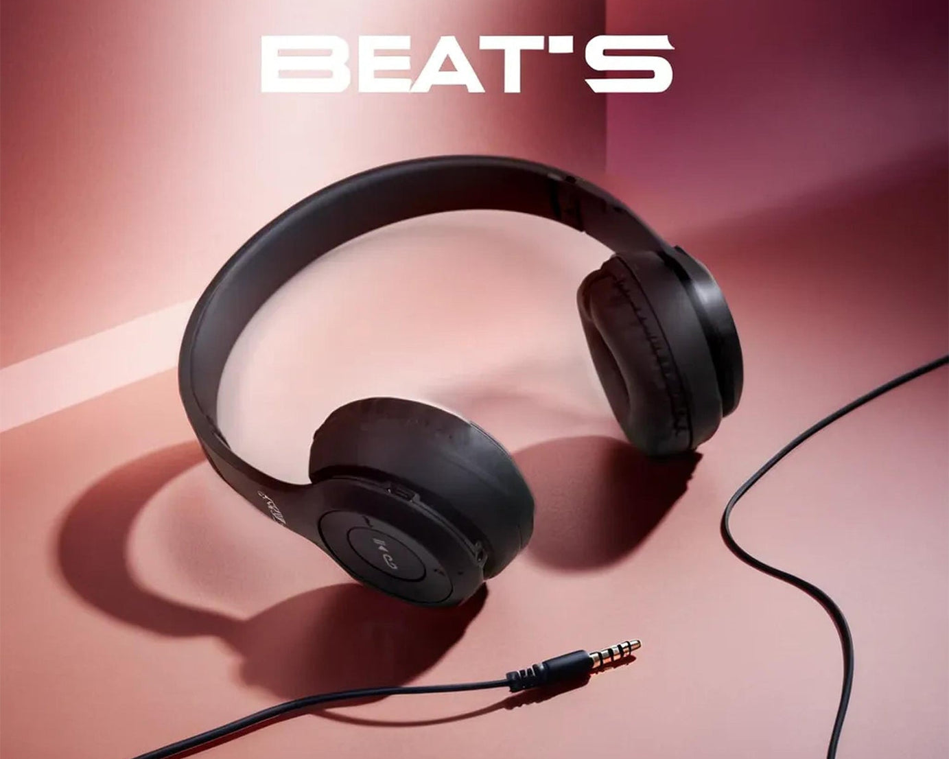 Wireless Headphone Over The Head Bluetooth Headset Foldable Headband Hands-free with Calling Function (1 Pc)