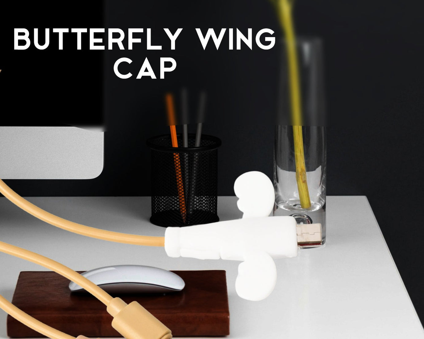 Silicone Data Cable Protector, Angel Data Cable Protective Cover, 2 in 1 Mobile Phone Cord Earphone Cord Saver Storage Tool