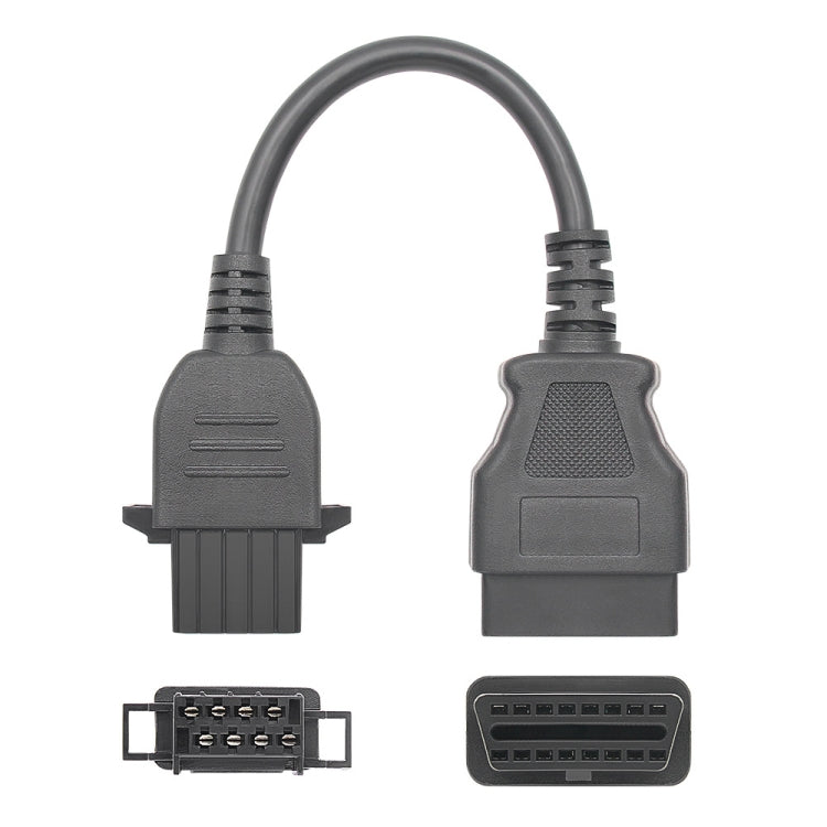 For Volvo 8 Pin Female to OBDII Female Truck Adapter Cable, For Volvo 8 Pin Female to OBDII Female