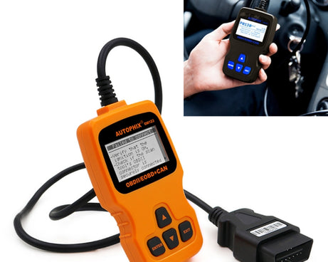 AUTOPHIX OM123 Car Portable OBD2 Scanner Car Diagnostic Tool OBD 2 Automotive Scanner EOBD Code Reader, OM123 (Orange)