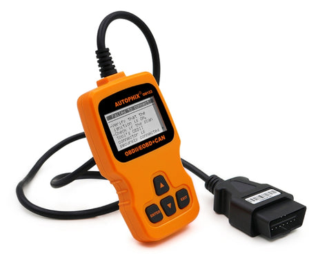 AUTOPHIX OM123 Car Portable OBD2 Scanner Car Diagnostic Tool OBD 2 Automotive Scanner EOBD Code Reader, OM123 (Orange)