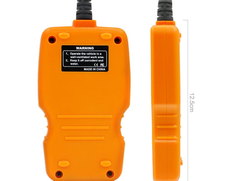AUTOPHIX OM123 Car Portable OBD2 Scanner Car Diagnostic Tool OBD 2 Automotive Scanner EOBD Code Reader, OM123 (Orange)