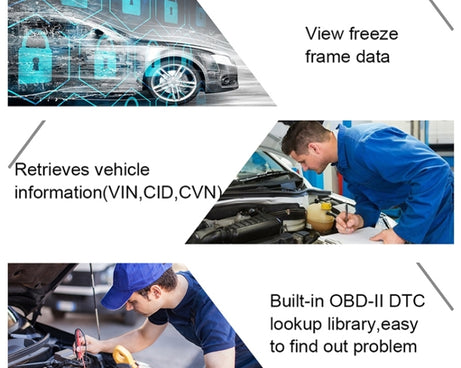 AUTOPHIX OM123 Car Portable OBD2 Scanner Car Diagnostic Tool OBD 2 Automotive Scanner EOBD Code Reader, OM123 (Orange)