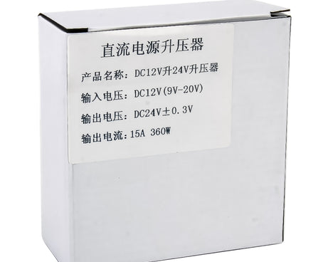 15A 360W DC 12V to 24V Car DC-DC Power Booster Transformer Converter