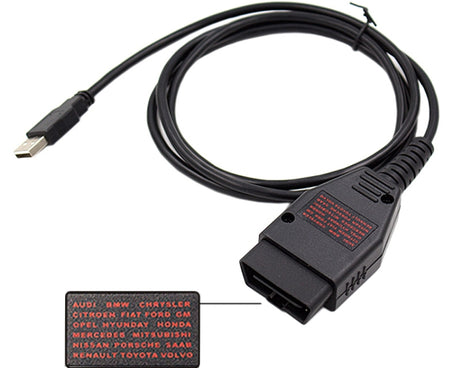Galletto 1260 ECU Chip Tuning Interface Galletto Flasher Car Diagnostic Cable for Volkswagen / Audi / Skoda, Car Diagnostic Cable
