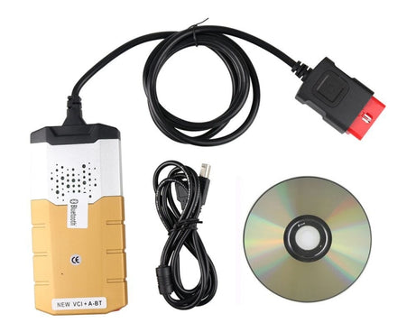 Autocom CDP Professional Auto CDP for Autocom Diagnostic Car Cables OBD2 Diagnostic Tool Delphi DS150E with BT, DS150E with BT (Gold), DS150E with BT