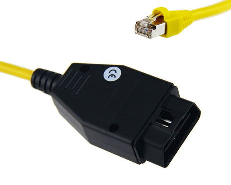OBD Plug Adapter for BMW Enet Ethernet to OBD 2 Interface, OBD Plug Adapter