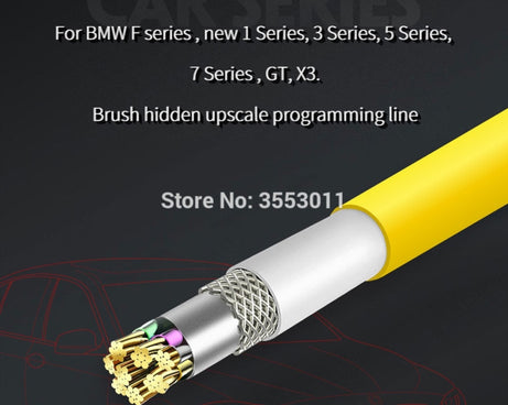 OBD Plug Adapter for BMW Enet Ethernet to OBD 2 Interface, OBD Plug Adapter