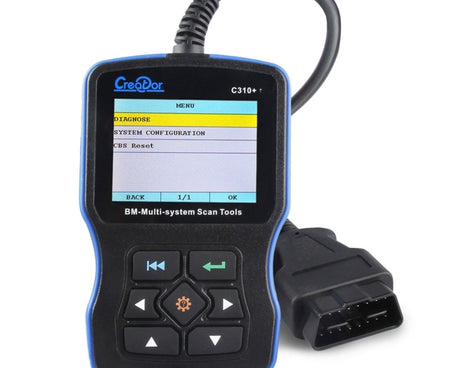 Creator C310+ V12 Car OBD2 Scanner Car Diagnostic Tool OBD 2 Automotive Scanner for BMW, Creator C310+