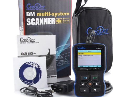 Creator C310+ V12 Car OBD2 Scanner Car Diagnostic Tool OBD 2 Automotive Scanner for BMW, Creator C310+