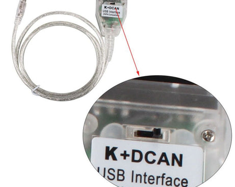 INPA K+CAN with Switch USB Interface Cable for BMW