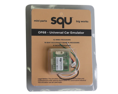 SQU OF68 Universal Car Emulator Signal Reset Immo / Tacho Programs Place ESL Diagnostic Seat Occupancy Sensor Tool, OF68