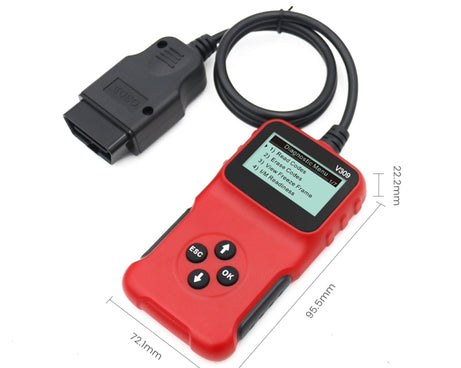 V309 Car Portable OBD2 Scanner Car Diagnostic Tool OBD 2 Automotive Scanner OBD Code Reader, V309