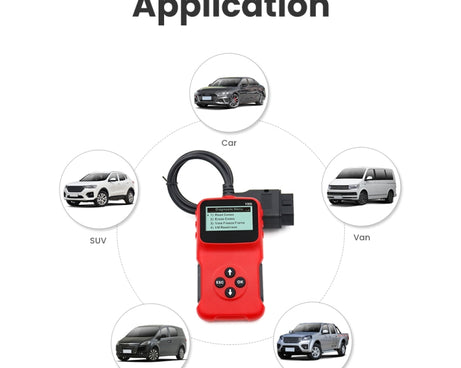 V309 Car Portable OBD2 Scanner Car Diagnostic Tool OBD 2 Automotive Scanner OBD Code Reader, V309