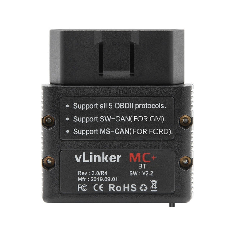 Vgate VLINKER MC V2.2 Bluetooth 3.0 Car OBD Fault Diagnosis Detector, MC V2.2 Bluetooth 3.0