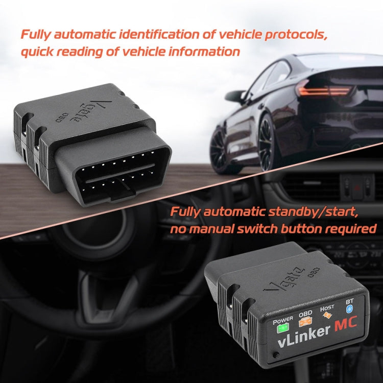 Vgate VLINKER MC V2.2 Bluetooth 3.0 Car OBD Fault Diagnosis Detector, MC V2.2 Bluetooth 3.0