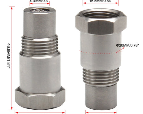 Car Oxygen O2 Sensor Spacer M18x1.5 Adapter Bung Catalytic Converter