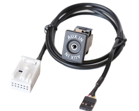 Car Handheld Box AUX Interface Connector + Cable Wire Harness for Volkswagen Bora / Audi, For Volkswagen Bora