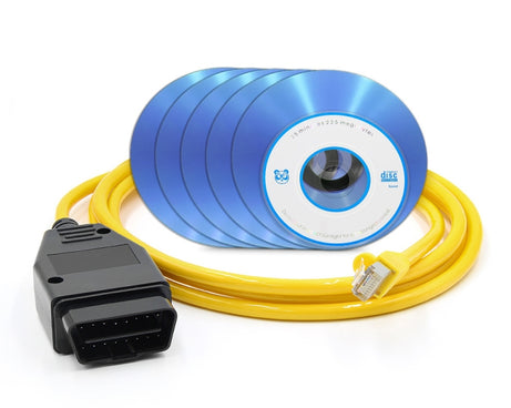 ESYS ENET for ICOM BMW F-Series with A Full Set of CD V50.3 Car Brush Hidden Cable, Car Brush Hidden Cable