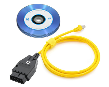 ESYS ENET for ICOM BMW F-Series with A Full Set of CD V50.3 Car Brush Hidden Cable, Car Brush Hidden Cable