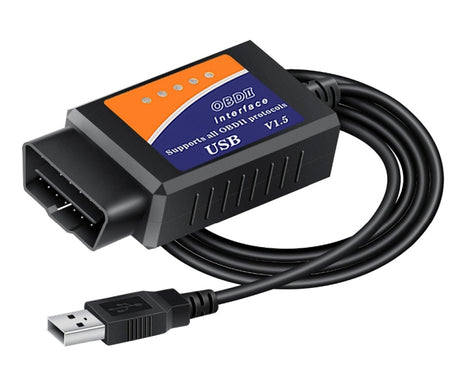 OBD ELM327 V1.5 USB Car Fault Diagnostic Scanner with CH340T Chip