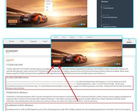 OBD ELM327 V1.5 USB Car Fault Diagnostic Scanner with CH340T Chip