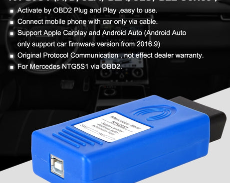 Car OBD Activation Tool for Mercedes-Benz NTG5 S1 , Car OBD Activation Tool