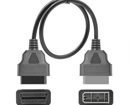 14Pin to 16Pin Car OBD2 Conversion Cable OBDII Diagnostic Adapter Cable for Nissan