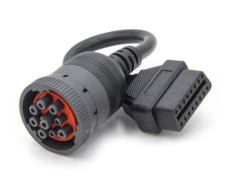 Female 16Pin to J1939 9Pin Truck cable, 16Pin to J1939 9Pin