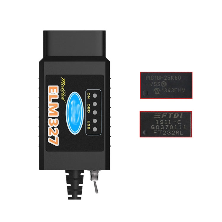 OBD ELM327 V1.5 USB Car Fault Diagnostic Cable with Switch, ELM327 V1.5 with Switch (Black), ELM327 V1.5 with Switch (Orange)