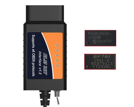 OBD ELM327 V1.5 USB Car Fault Diagnostic Cable with Switch, ELM327 V1.5 with Switch (Black), ELM327 V1.5 with Switch (Orange)