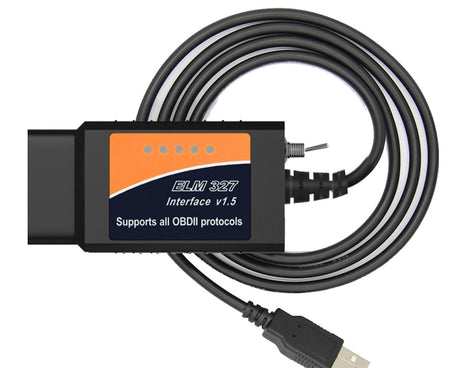 OBD ELM327 V1.5 USB Car Fault Diagnostic Cable with Switch, ELM327 V1.5 with Switch (Black), ELM327 V1.5 with Switch (Orange)