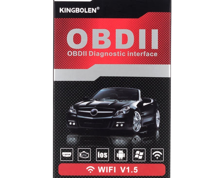OBD II ELM327 WiFi Car Fault Diagnostic Tool PIC25K80 Chip, WiFi ELM327