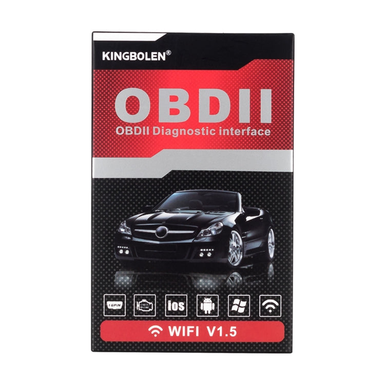 OBD II ELM327 WiFi Car Fault Diagnostic Tool PIC25K80 Chip, WiFi ELM327