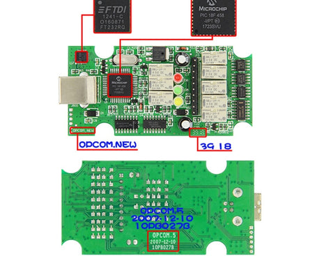 OPCom 2014V OBD2 Car Diagnostic Scan Tool For Opel Firmware V1.7