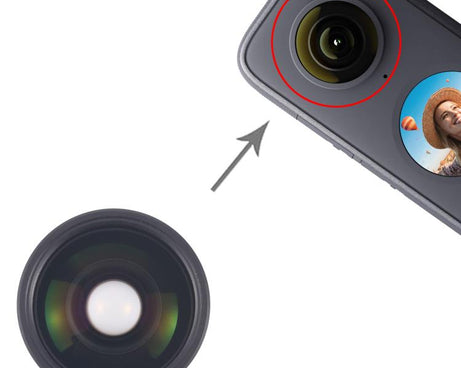 For Insta360 X2 OEM Rear Camera Lens Cover, For Insta360 One X2