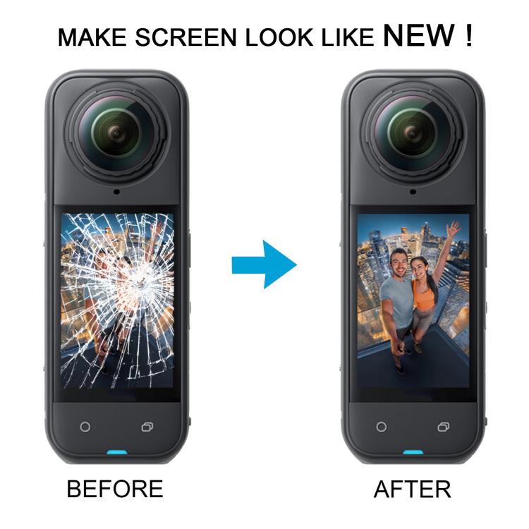 For Insta360 One X5 Rear Main LCD Screen Digitizer Full Assembly with Frame, For Insta360 One X5(Original)