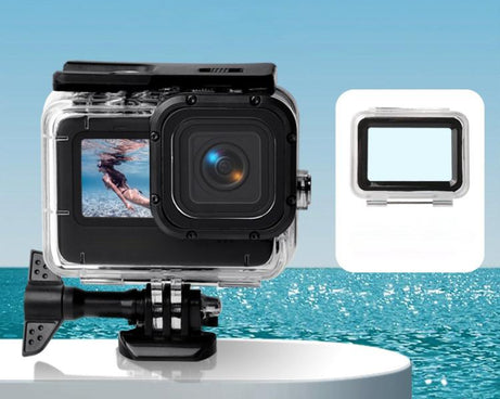 Waterproof Case + Touch Back Cover for GoPro HERO10 Black / HERO9 Black, Case + Touch Cover for GoPro9