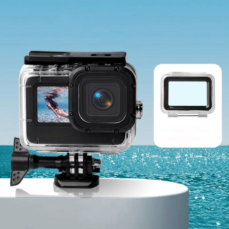 Waterproof Case + Touch Back Cover for GoPro HERO10 Black / HERO9 Black, Case + Touch Cover for GoPro9