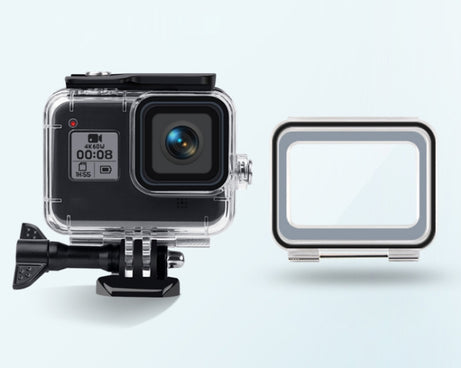 45m Waterproof Case + Touch Back Cover for GoPro HERO8 Black, Case + Touch Cover for GoPro8