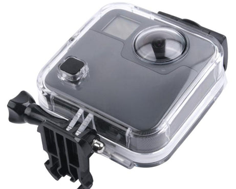 40m Waterproof Housing Protective Case  for GoPro Fusion, with Buckle Basic Mount & Screw & Wrench, For GoPro Fusion